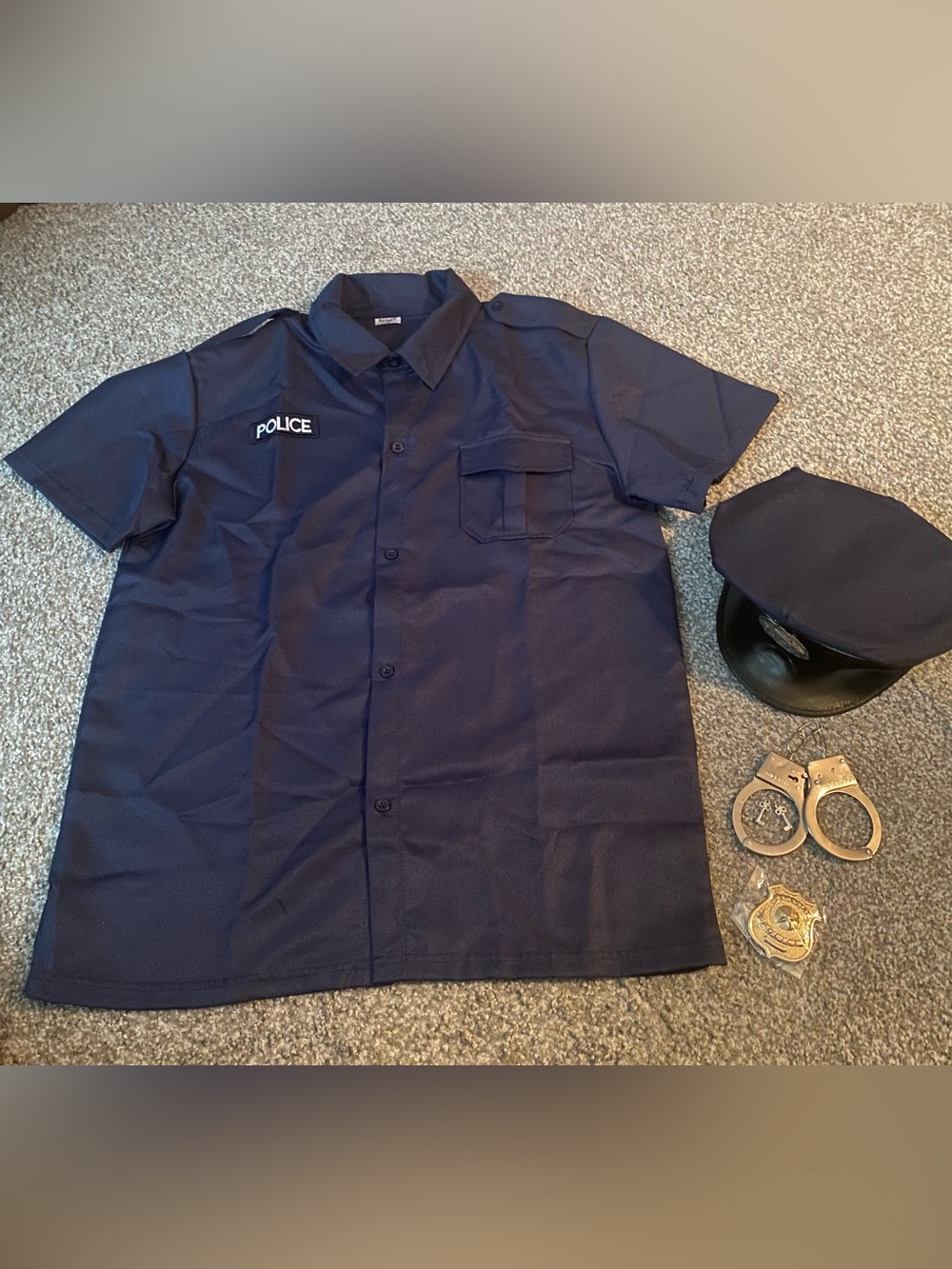 Kids Police Officer Costume. S/M